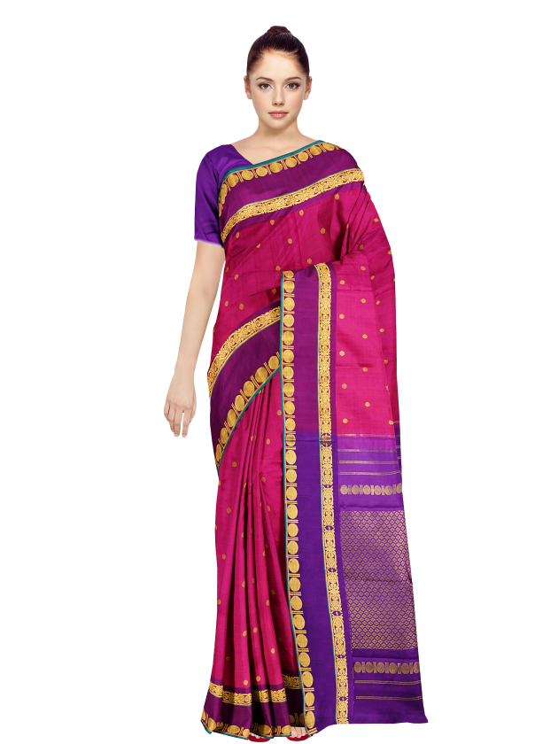 Arani Silk Saree with Blouse08