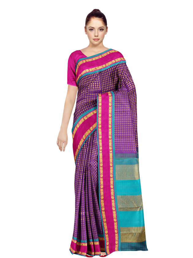 Arani Silk Saree with Blouse09