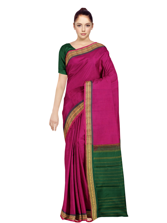 Arani Silk Saree with Blouse07
