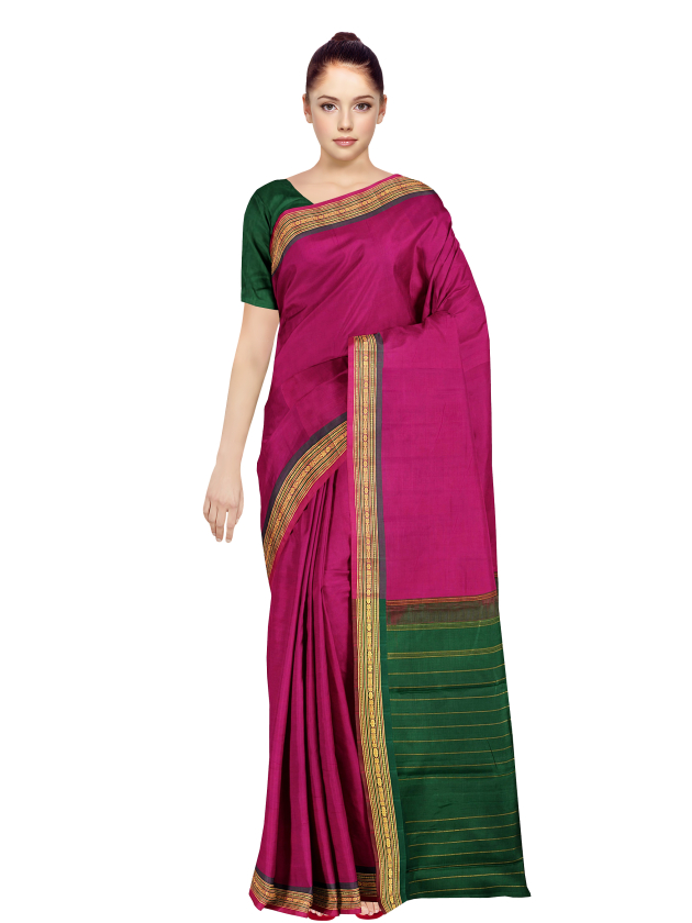 Arani Silk Saree with Blouse07